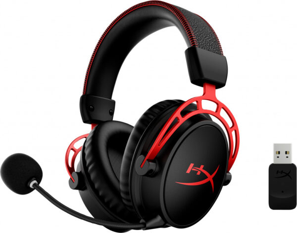 HyperX Cloud Alpha - Wireless Gaming Headset (zwart-rood) - Afbeelding 3