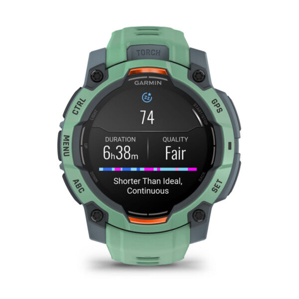 Garmin Instinct 3 AMOLED 3,05 cm (1.2") 45 mm Digitaal 390 x 390 Pixels Touchscreen Groen GPS - Afbeelding 8