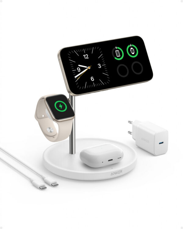 Anker MagGo Universeel Wit USB Draadloos opladen Snel opladen Binnen - Afbeelding 3