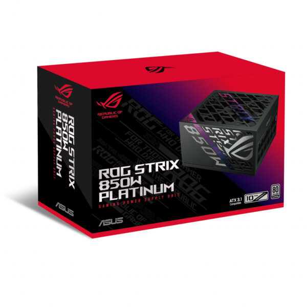 ASUS ROG -STRIX-850P-GAMING power supply unit 850 W 20+4 pin ATX ATX Zwart - Afbeelding 15