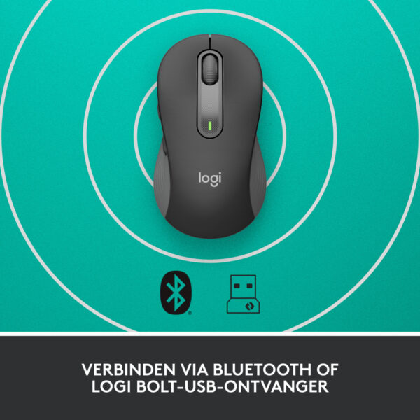 Logitech 910-006274 muis Kantoor Rechtshandig RF-draadloos + Bluetooth Optisch 4000 DPI - Afbeelding 6
