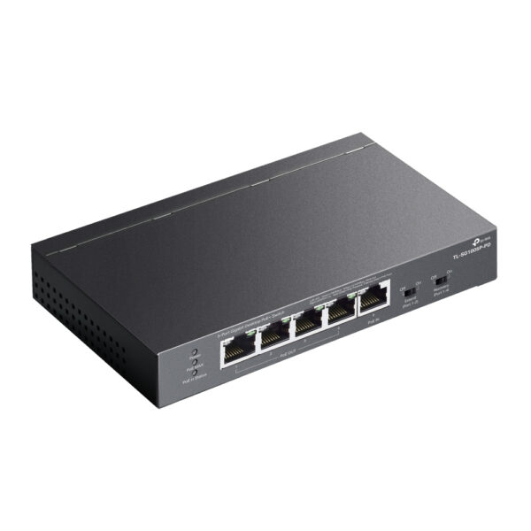 TP-Link TL-SG1005P-PD netwerk-switch Gigabit Ethernet (10/100/1000) Power over Ethernet (PoE) Zwart - Afbeelding 4