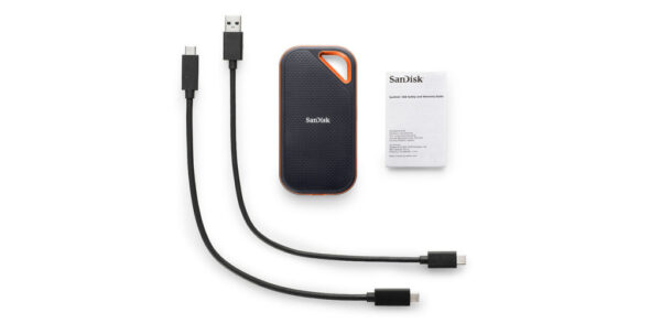 SanDisk Extreme PRO 4 TB USB Type-C 3.2 Gen 2 (3.1 Gen 2) Zwart, Oranje - Afbeelding 3