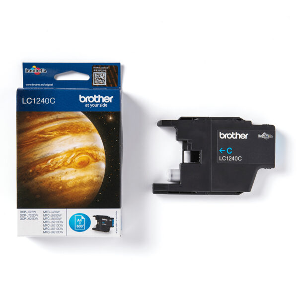 Brother LC1240C inktcartridge 1 stuk(s) Origineel Cyaan - Afbeelding 3