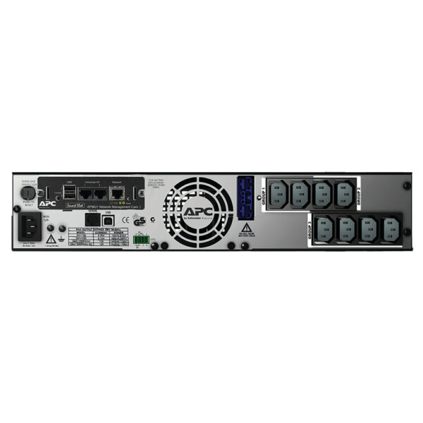 APC Smart-UPS X SMX1500RMI2UNC - 1500VA, 8x C13 uitgang, USB, uitbreidbare runtime, NMC - Afbeelding 2