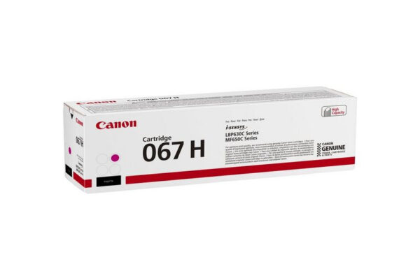 Canon 067H tonercartridge 1 stuk(s) Origineel Magenta - Afbeelding 2