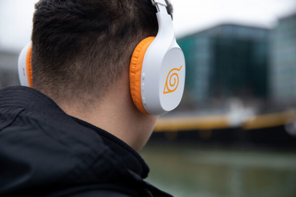 Konix Naruto KX BT HEADPHONES Headset Bedraad en draadloos Hoofdband Gamen Bluetooth Oranje, Wit - Afbeelding 7