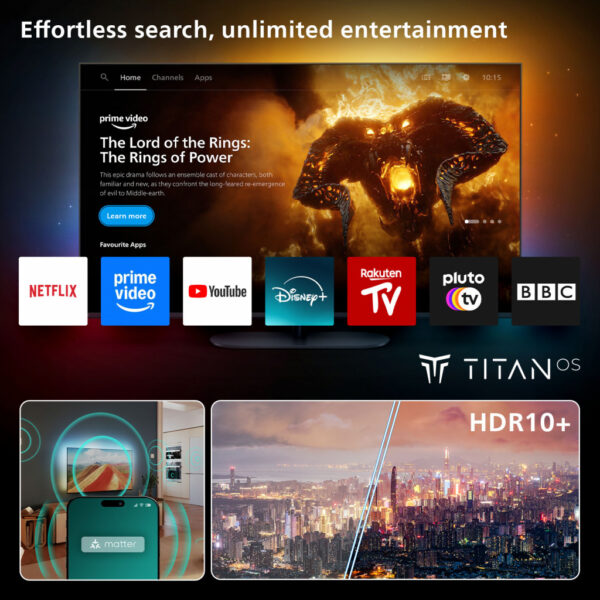 Philips 8500 series 65PUS8500/12 tv 165,1 cm (65") 4K Ultra HD Smart TV Wifi Zwart - Afbeelding 11