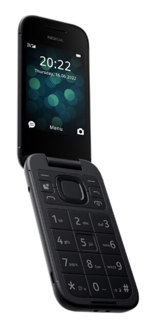 HMD 2660 Flip 7,11 cm (2.8") 123 g Zwart Basistelefoon