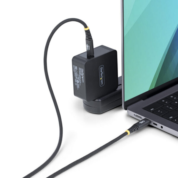 StarTech.com S2CEPR1M-USB-CABLE USB-kabel USB 2.0 1 m USB C Zwart - Afbeelding 5