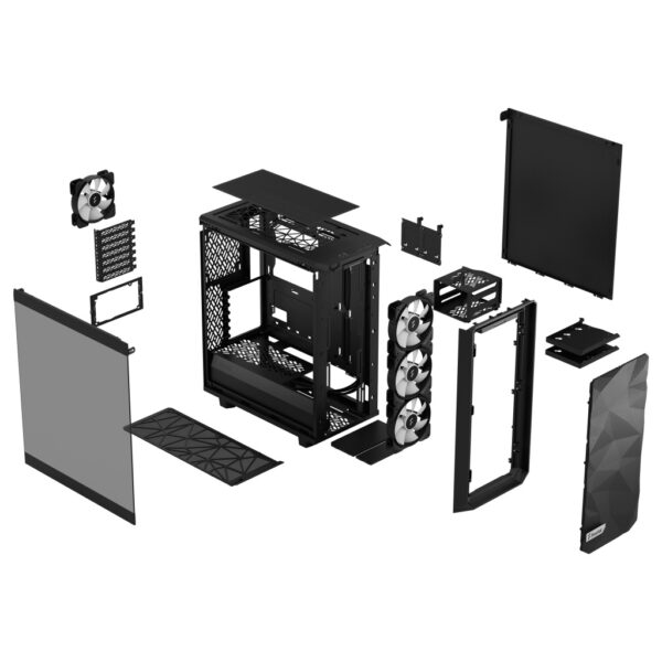 Fractal Design Meshify 2 Compact Lite Zwart - Afbeelding 4