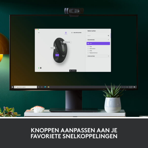 Logitech 910-006274 muis Kantoor Rechtshandig RF-draadloos + Bluetooth Optisch 4000 DPI - Afbeelding 5