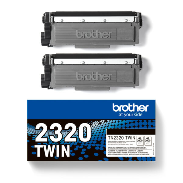 Brother TN-2320TWIN tonercartridge 1 stuk(s) Origineel Zwart - Afbeelding 4
