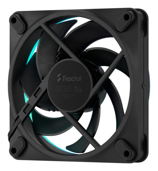 Fractal Design Momentum 12 RGB Computer behuizing Ventilator 12 cm Zwart 1 stuk(s) - Afbeelding 6