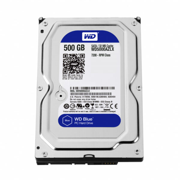 Western Digital Blue interne harde schijf 500 GB 7200 RPM 32 MB 3.5" SATA III - Afbeelding 3
