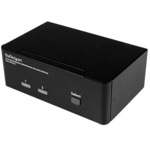 StarTech.com 2 poorts DisplayPort dual-monitor KVM switch 4K 60Hz
