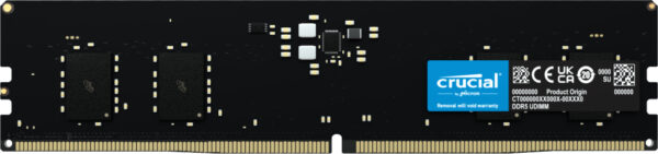 Crucial CT8G56C46U5 geheugenmodule 8 GB 1 x 8 GB DDR5 5600 MHz ECC