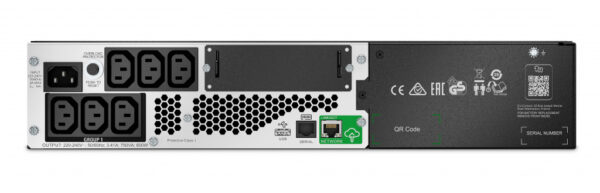 APC Smart-UPS Li-ion SMTL750RMI2UC Noodstroomvoeding - 6x C13, Short Depth, Rack Mountable, 2U, SmartConnect, 750VA - Afbeelding 2