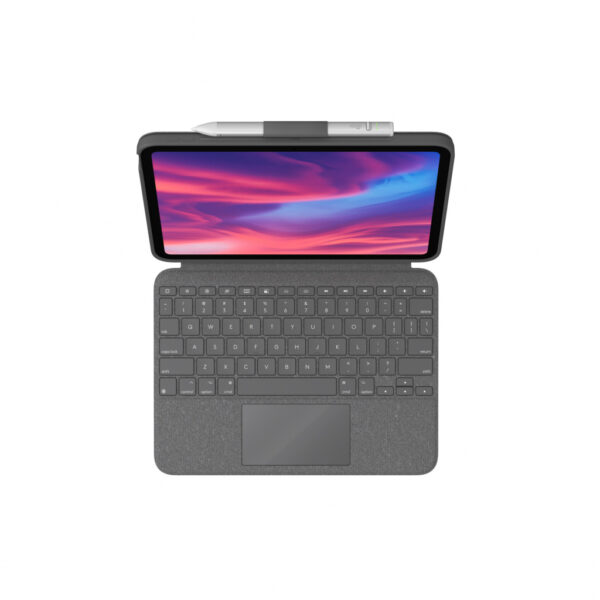 Logitech 920-011435 toetsenbord voor mobiel apparaat QWERTZ Duits Smart Connector Grijs - Afbeelding 2