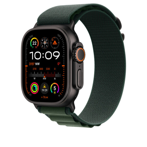 Apple MYPT3ZM/A slimme draagbare accessoire Band Groen Polyester, Spandex, Titanium - Afbeelding 2