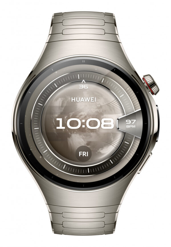 Huawei WATCH 5 3,51 cm (1.38") AMOLED 46 mm Digitaal 466 x 466 Pixels Touchscreen Zilver Wifi GPS