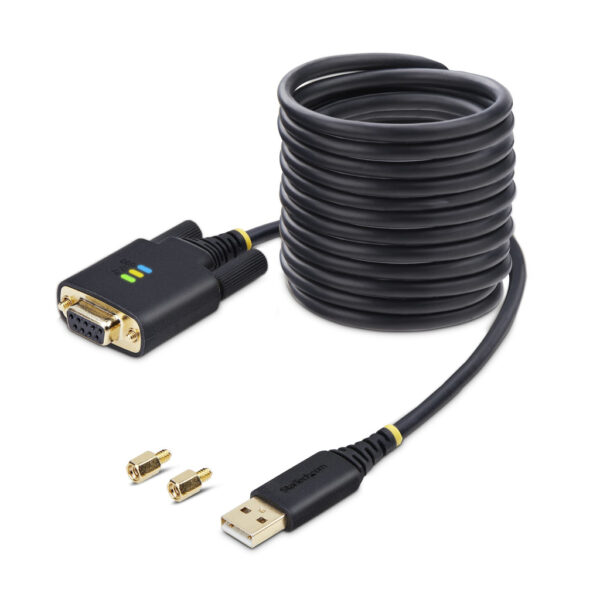 StarTech.com 1P10FFCN-USB-SERIAL seriële kabel Zwart 3 m USB Type-A DB-9 - Afbeelding 9