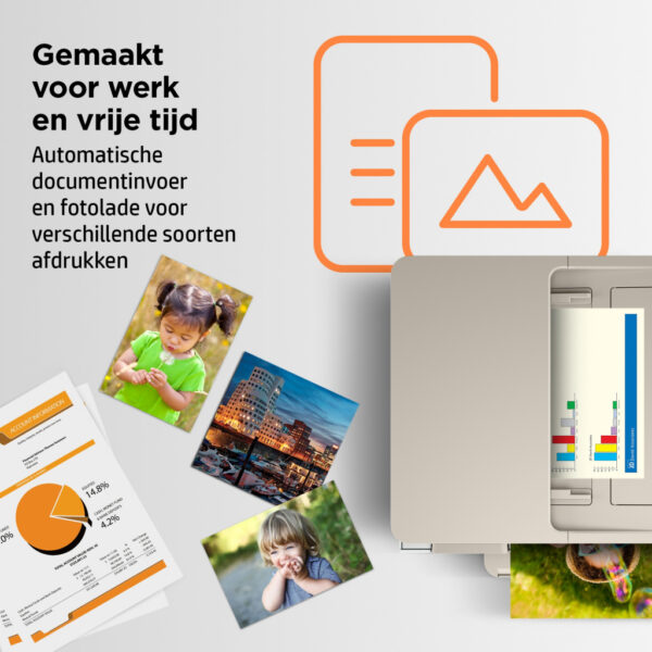 HP ENVY Inspire 7920e Draadloos All-in-One Kleur Printer, Instant Ink; Kopieerapparaat, scanner - Afbeelding 9