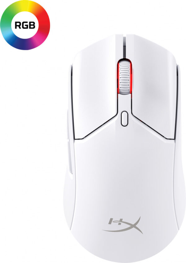 HyperX Pulsefire Haste 2 - draadloze gamingmuis (wit) - Afbeelding 3