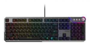 MSI STRIKE 600 SILENT US toetsenbord Gamen USB QWERTY Amerikaans Engels Zwart