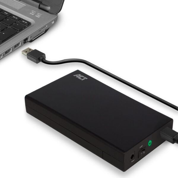 ACT 3,5" SATA harde schijf behuizing, schroefloos, USB 3.2 Gen1 - Afbeelding 2