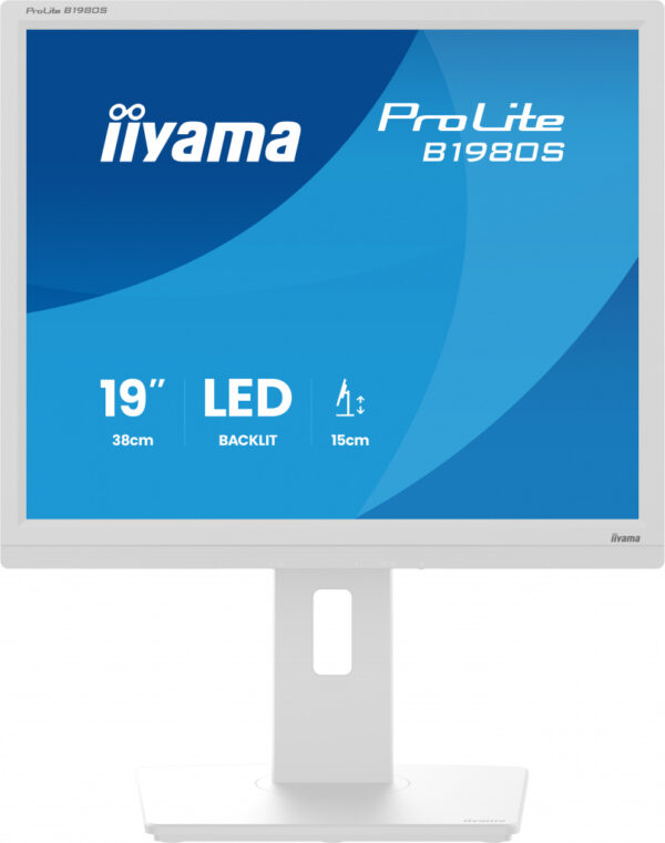 iiyama ProLite B1980S-W1 computer monitor 48,3 cm (19") 1280 x 1024 Pixels SVGA LED Wit