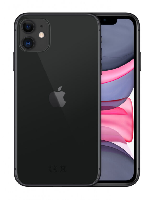 Apple iPhone 11 15,5 cm (6.1") Dual SIM iOS 14 4G 64 GB Zwart - Afbeelding 2