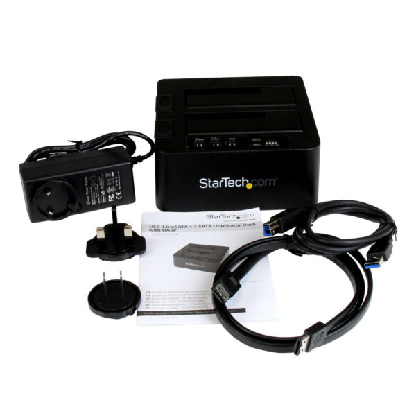 StarTech.com Dual Bay Hard Drive Cloner, Standalone USB 3.2 Gen 1 (5 Gbps) / eSATA naar 2.5/3.5" SATA III HDD/SSD Kloner/Copier, - Afbeelding 4