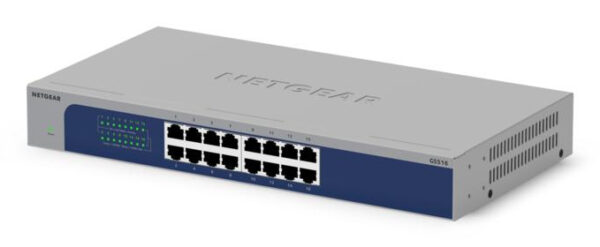 NETGEAR GS516-300EUS netwerk-switch Unmanaged Gigabit Ethernet (10/100/1000) Power over Ethernet (PoE) Grijs - Afbeelding 2
