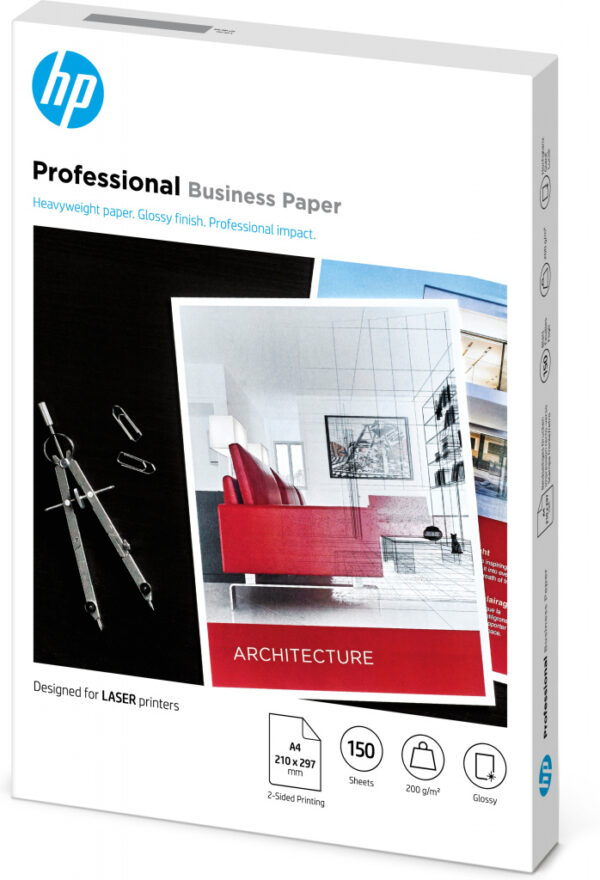 HP Professional Business Paper, glanzend, 200 g/m2, A4 (210 x 297 mm), 150 vellen - Afbeelding 3