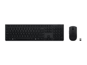 Lenovo 4X31K03968 toetsenbord Inclusief muis Kantoor RF-draadloos + Bluetooth Belgisch, Engels Grijs