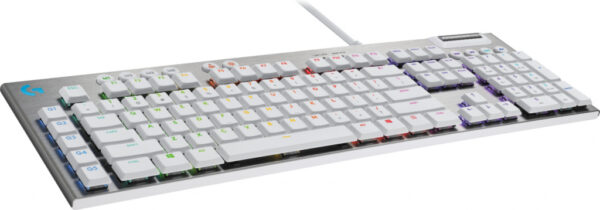 Logitech G 920-011357 toetsenbord Gamen USB QWERTY Scandinavisch Wit - Afbeelding 2