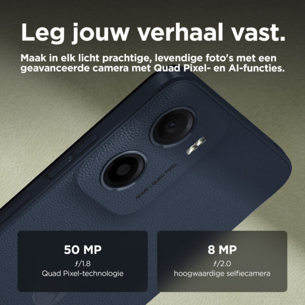 Motorola moto g05 16,9 cm (6.67") Dual SIM Android 15 4G USB Type-C 4 GB 64 GB 5200 mAh Blauw - Afbeelding 7