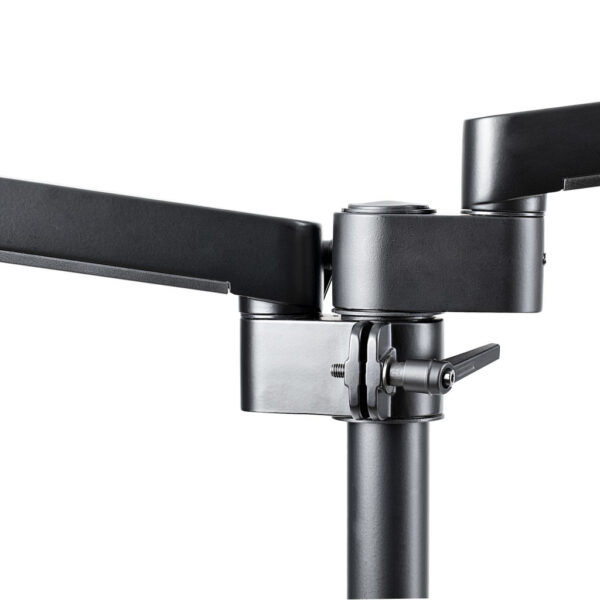 StarTech.com Dubbele Monitor Arm voor Bureaumontage, Full Motion Monitorbeugel voor 2x VESA-displays tot 32" (8kg), Verticale St - Afbeelding 4