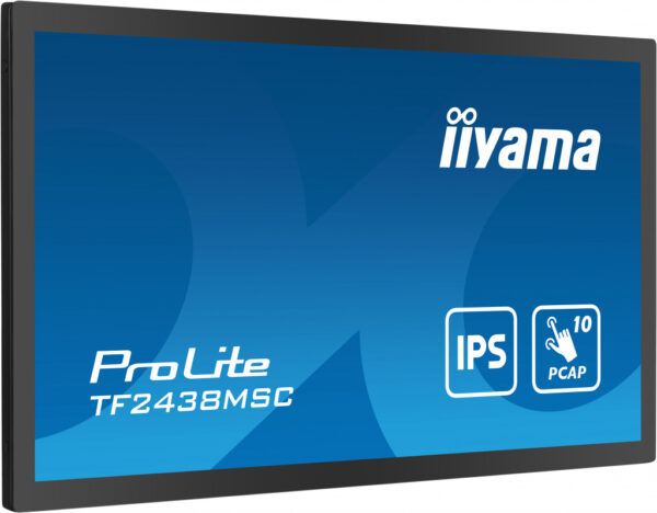 iiyama TF2438MSC-B1 beeldkrant Digitaal A-kaart 61 cm (24") LED 600 cd/m² Full HD Zwart Touchscreen - Afbeelding 5