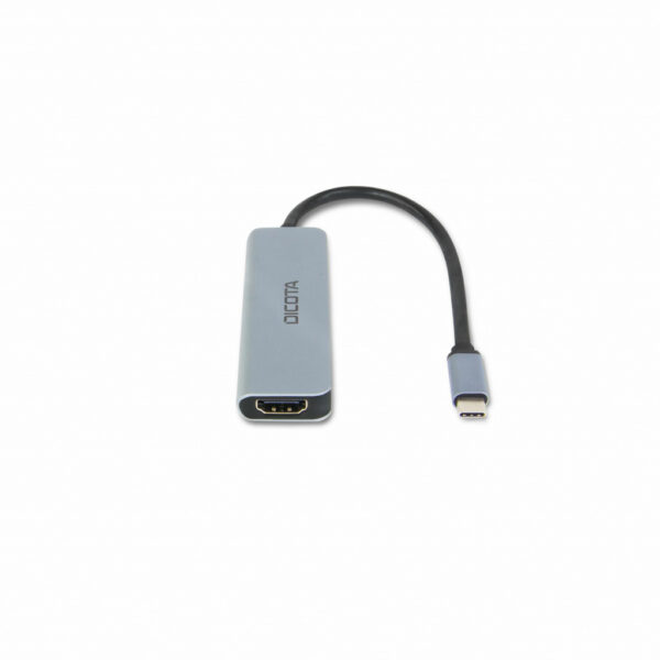 DICOTA D32060 interface hub USB Type-C Zilver - Afbeelding 5