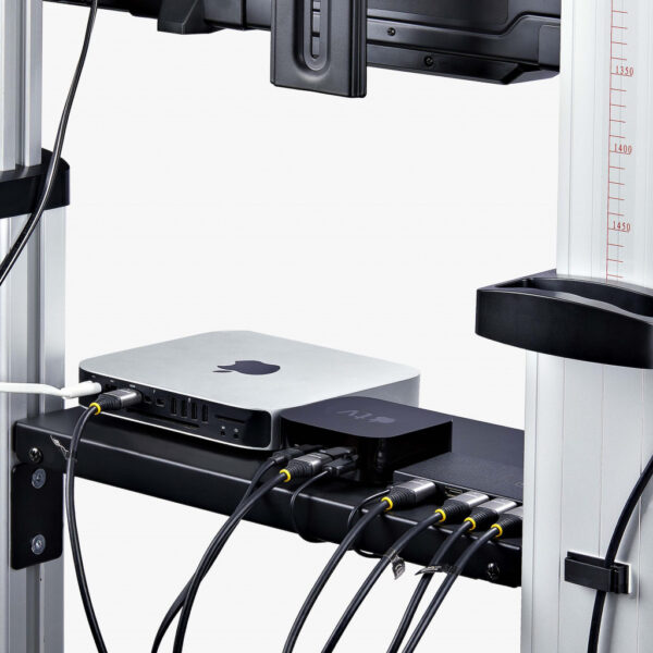 StarTech.com Verrijdbare TV Standaard op Wielen voor 60-100inch Flat Screens tot 100kg, In Hoogte Verstelbaar via Krukas, Mobiel - Afbeelding 11