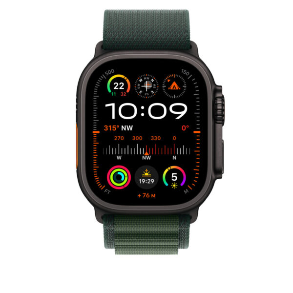 Apple MYPT3ZM/A slimme draagbare accessoire Band Groen Polyester, Spandex, Titanium - Afbeelding 3