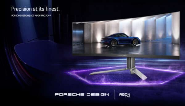 AOC Porsche PD49 LED display 124,5 cm (49") 5120 x 1440 Pixels DQHD QD-OLED Zwart - Afbeelding 3
