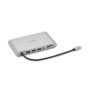 Kensington UH1440P USB-C 5Gbps Dual Video Driverless Mobile Dock – 85W Pass-Through Power – DP/HDMI/VGA