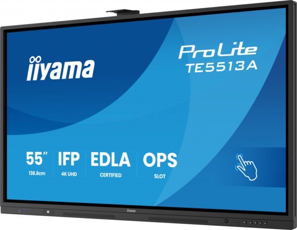 iiyama TE9813A-B1AG beeldkrant Interactief flatscreen 2,48 m (97.5") Wifi 450 cd/m² 4K Ultra HD Zwart Touchscreen Type process - Afbeelding 6