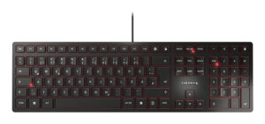 CHERRY KC 6000 Slim toetsenbord Universeel USB QWERTZ Duits Zwart