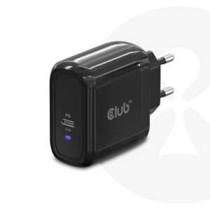 CLUB3D Travel Charger 65W GAN technology, Single port USB Type-C, Power Delivery(PD) 3.0 Support ( geschikt voor Apple macbooks