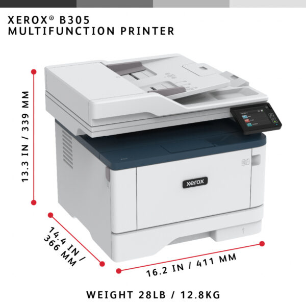 Xerox B305 A4 38 ppm draadloze dubbelzijdige printer PS3 PCL5e/6 2 laden totaal 350 vel - Afbeelding 20