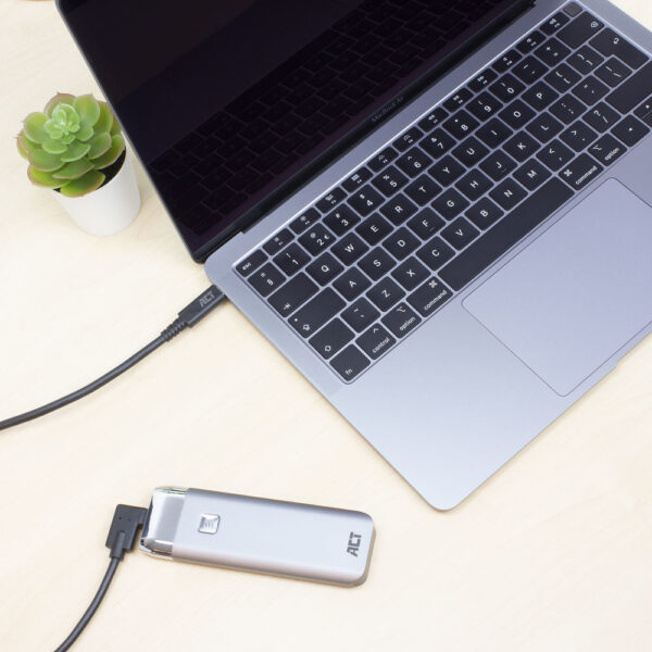 ACT USB 3.0 kabel haaks, USB-C, 2 meter - Afbeelding 5